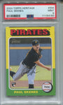 2024 Paul Skenes Topps Heritage ROOKIE RC PSA 9 #594 Pittsburgh Pirates 4159
