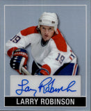 2025 Larry Robinson Leaf Metal Legends LEAF ORIGINALS 1948 SILVER PRISMATIC AUTO 08/10 AUTOGRAPH #LO-LR1 Montreal Canadiens