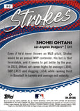 2024 Shohei Ohtani Topps Chrome STROKES REFRACTOR #S-2 Los Angeles Dodgers