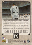 2007 Babe Ruth Upper Deck Masterpieces WINDSOR GREEN FRAME #2 New York Yankees HOF