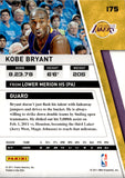 2011-12 Kobe Bryant Panini Season Update #175 Los Angeles Lakers HOF 1