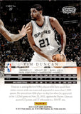 2012-13 Tim Duncan Panini Elite Series 072/275 #27 San Antonio Spurs HOF
