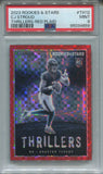 2023 C.J. Stroud Panini Rookies & Stars RED PLAID THRILLERS ROOKIE RC PSA 9 #TH12 Houston Texans 4659