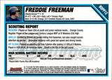 2007 Freddie Freeman Bowman Draft Picks and Prospects Chrome 1ST BOWMAN ROOKIE RC #BDPP12 Atlanta Braves 10