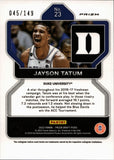 2022 Jayson Tatum Panini Prizm Draft Picks PURPLE CRACKED ICE 045/149 #23 Boston Celtics