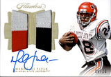2018 Marshall Faulk Pannini Flawless Collegiate HOLO GOLD DUAL PATCH AUTO 08/10 AUTOGRAPH RELIC #DPA-MF St. Louis Rams HOF