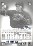 1997 Kevin Orie Flair Showcase LEGACY COLLECTION ROW 1 061/100 #15 Chicago Cubs
