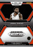 2024 Jamal Shead Panini Prizm Draft BLUE ICE ROOKIE AUTO 54/75 Toronto Raptors #DPA-JMS
