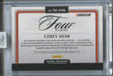 2025 Corey Heim Panini Turn Four RED FOIL TIMELESS MOMENTS AUTO 06/15 AUTOGRAPH #TM-CHM Gillette