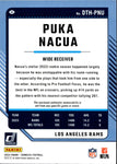2024 Puka Nacua Panini Donruss THREADS JERSEY Los Angeles Rams #DTH-PNU