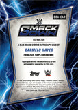 2026 Carmelo Hayes Topps Chrome WWE BLUE BRAND REFRACTOR AUTO AUTOGRAPH #BBA-CAR Friday Night Smackdown 2