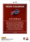 2024 Keon Coleman Donruss Optic ROOKIE UPTOWNS RC #15 Buffalo Bills