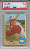 1968 Pete Rose Topps PSA 2 #230 Cincinnati Reds 4438