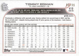 2022 Tommy Edman Topps Series 2 VINTAGE STOCK 93/99 #419 St. Louis Cardinals