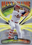 2025 JJ Wetherholt Bowman Chrome MAX VOLUME REFRACTOR #MV-6 St. Louis Cardinals