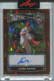 2025 Jamie Moyer Leaf Seasons in the Sun RED ICE TRADITION AUTO 24/30 AUTOGRAPH #T-JM1 Philadelphia Phillies
