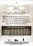 2017 Albert Pujols Topps Gold Label CLASS 2 BLUE 55/99 #65 Anaheim Angels
