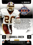 2015 Darrell Green Panini SP SUPER BOWL SIGNATURES AUTO AUTOGRAPH #SBXXII-DG Washington Redskins HOF