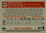 2021 Shohei Ohtani Topps Chrome 1952 REDUX REFRACTOR #TC52-43 Anaheim Angels