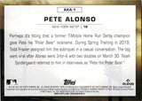 2023 Pete Alonso Topps Series 1 AKA POLAR BEAR #AKA-1 New York Mets