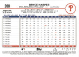 2024 Bryce Harper Topps Series 1 GREEN FOIL 412/499 #200 Philadelphia Phillies