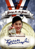 2013 Kristi Yamaguchi Leaf Sports Heroes GOING FOR THE GOLD AUTO AUTOGRAPH #GG-KYI Figure Skating