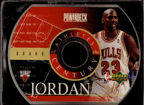 1999 Michael Jordan Upper Deck POWERDECK ATHLETES OF THE CENTURY Chicago Bulls