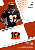 2020 Geno Atkins Panini Mosaic RED AUTO AUTOGRAPH #AM30 Cincinnati Bengals