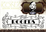 2008 Ginger Rogers Donruss Americana Celebrity Cuts HOLLYWOOD ICONS HOLO GOLD 16/25 #HI-GR Kitty Foyle