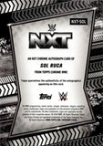 2026 Sol Ruca Topps Chrome WWE NXT AUTO AUTOGRAPH #NXT-SOL NXT 5
