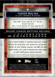 2020 Yadier Molina Topps Museum Collection BLUE 127/150 #86 St. Louis Cardinals