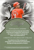 2023 Christian Encarnacion-Strand Leaf Trinity THE CYCLE DUAL PATCH AUTO 3/5 AUTOGRAPH RELIC #TCD-CES Cincinnati Reds