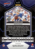2024 Josh Allen Panini Mosaic BLUE REACTIVE #22 Buffalo Bills