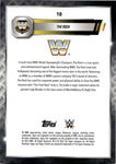 2025 The Rock Topps Chrome WWE AQUA SHIMMER REFRACTOR 057/199 #10 WWE Legend