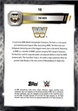 2025 The Rock Topps Chrome WWE AQUA SHIMMER REFRACTOR 057/199 #10 WWE Legend