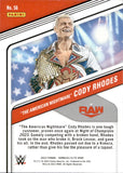 2023 "The American Nightmare" Cody Rhodes Donruss Elite ASPIRATIONS RED 12/53 #56 Monday Night Raw