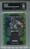 2023 Tank Bigsby Panini Prizm GREEN PULSAR ROOKIE GEAR JERSEY RELIC RC GMA 10 #TB Jacksonville Jaguars 5826