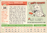 1955 Wayne Terwilliger Topps #34 Washington Nationals BV $25