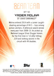 2014 Yadier Molina Topps Stadium Club BEAM TEAM #BT-12 St. Louis Cardinals 2