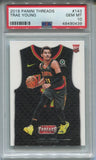 2018-19 Trae Young Panini Threads ROOKIE RC PSA 10 #143 Atlanta Hawks 0439