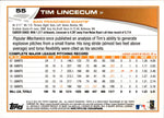 2013 Tim Lincecum Topps SP PHOTO VARIATION #55 San Francisco Giants