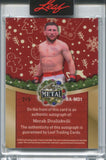 2025 Merab Dvalishvili Leaf Metal Happy Holidays ELF AUTO 2/5 AUTOGRAPH #BA-MD1 UFC Bantamweight