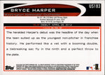 2012 Bryce Harper Topps Update Series ROOKIE RC #US183 Washington Nationals *NRMT*