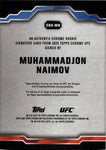 2025 Muhammadjon Naimov Topps Chrome ROOKIE AUTO AUTOGRAPH RC #CRA-MN Featherweight