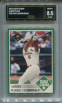 2001 Albert Pujols Fleer Platinum TEAM LEADERS ROOKIE RC GMA 8.5 #435 St. Louis Cardinals 7606