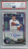 2016 Nolan Jones Bowman Chrome Draft 1ST BOWMAN REFRACTOR AUTO AUTOGRAPH PSA 9/10 #CDA-NJ Cleveland Indians 4207