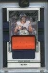 2024 Bo Nix Panini One ROOKIE EMERALD GREEN ORIGINALS JUMBO PATCH 02/25 RELIC RC #OOP-BNX Denver Broncos