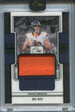 2024 Bo Nix Panini One ROOKIE EMERALD GREEN ORIGINALS JUMBO PATCH 02/25 RELIC RC #OOP-BNX Denver Broncos