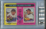 1975 Zoilo Versalles Topps BAS AUTHENTIC AUTO AUTOGRAPH #203 Detroit Tigers 3616