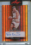 2024 Toni Kukoc Leaf Electrum BRONZE AUTO 15/20 AUTOGRAPH #BA-TK1 Chicago Bulls